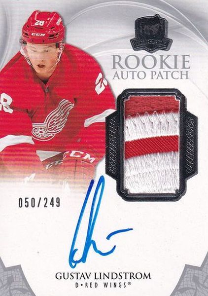 AUTO RC patch karta GUSTAV LINDSTROM 20-21 UD The CUP Rookie Auto Patch /249